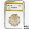 1818/7 Capped Bust Half Dollar PGA AU50
