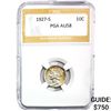 1927-S Mercury Silver Dime PGA AU58