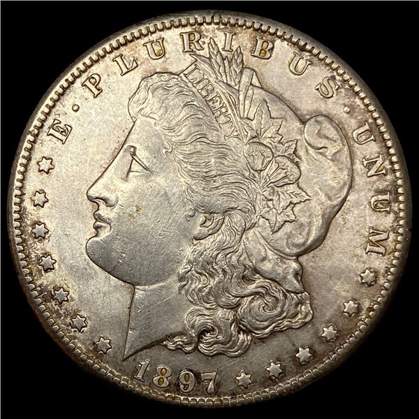 1897-S Silver Morgan Dollar CLOSELY UNCIRCULATED