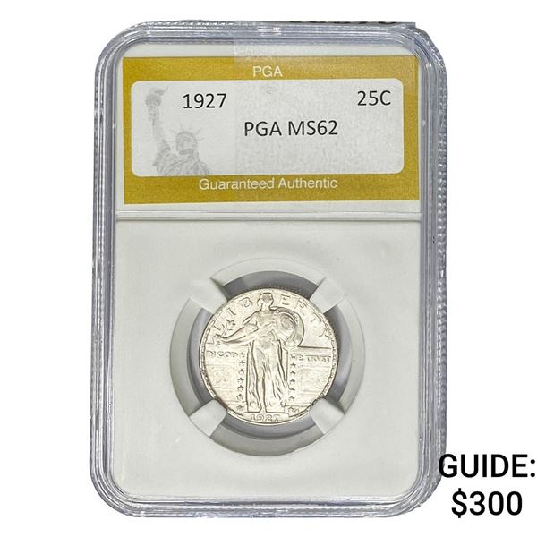 1927 Standing Liberty Quarter PGA MS62