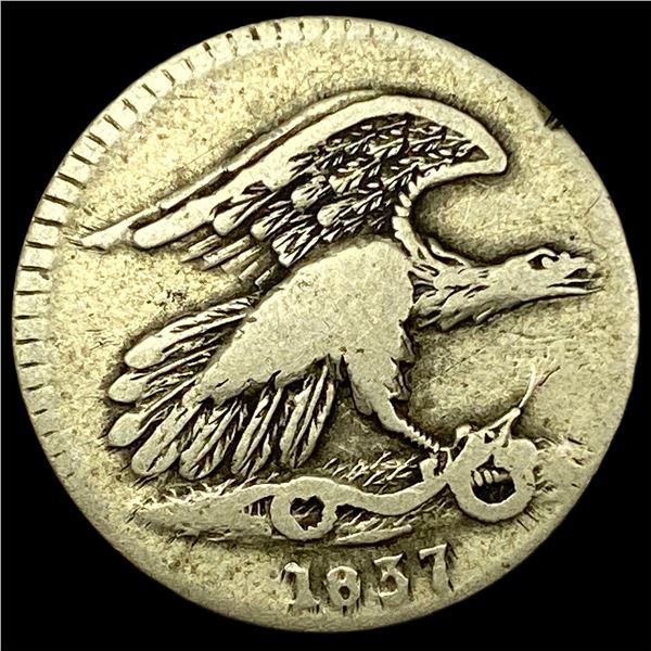 1837 Feuchtwanger Composition One Cent NICELY CIRCULATED