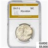 1917-S Walking Liberty Half Dollar PGA MS64