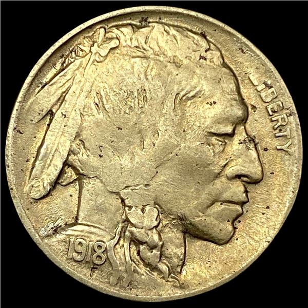 1918-D Buffalo Nickel HIGH GRADE