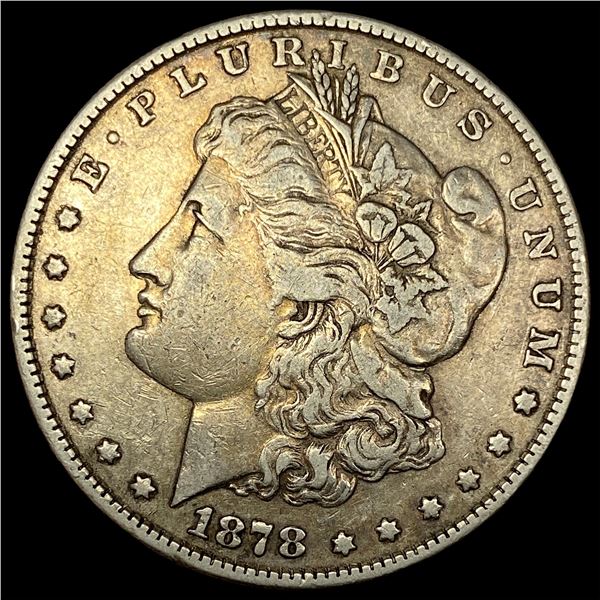 1878 Silver Morgan Dollar NEARLY UNCIRCULATED