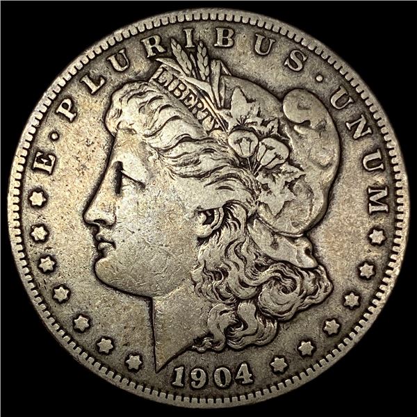 1904-S Silver Morgan Dollar LIGHTLY CIRCULATED
