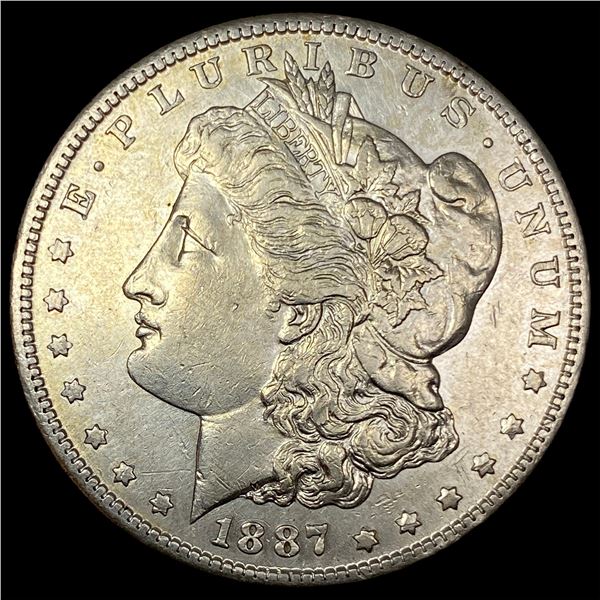 1887-S Silver Morgan Dollar CLOSELY UNCIRCULATED