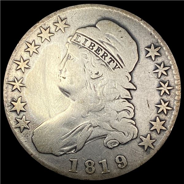 1819 Capped Bust Half Dollar NICELY CIRCULATED
