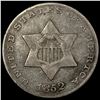 1852 Silver Three-Cent Piece NEARLY UNCIRCULATED