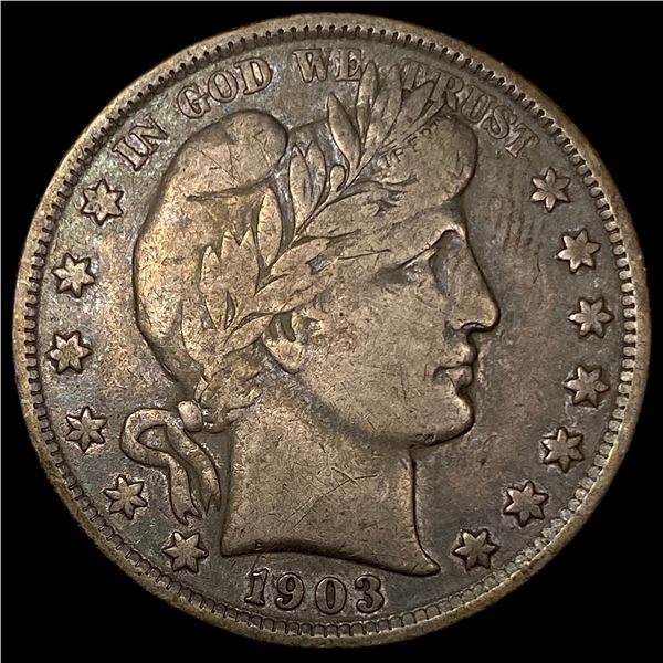 1903 Barber Half Dollar LIGHTLY CIRCULATED