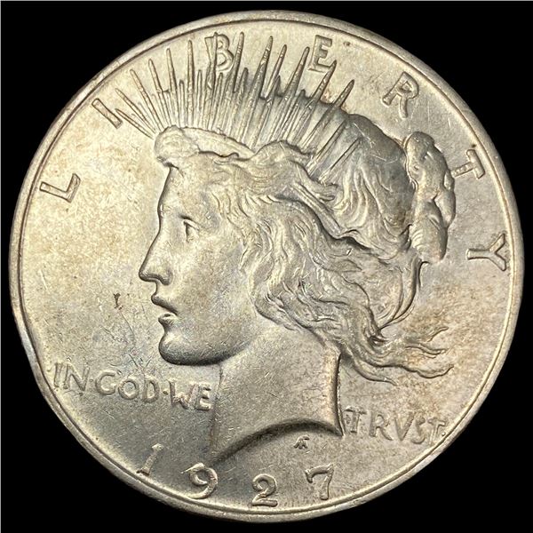 1927 Silver Peace Dollar CHOICE AU