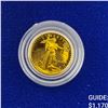 1990-P 1/10 oz Gold American Eagle $5 Proof
