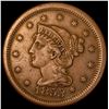 1853 Braided Hair Large Cent NEARLY UNCIRCULATED