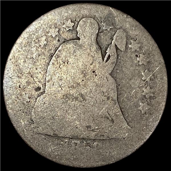 1840-1859 Seated Liberty Dime (No Stars) NICELY CIRCULATED