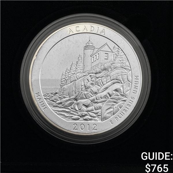 2012-P Acadia National Park ME 5oz Silver Quarter