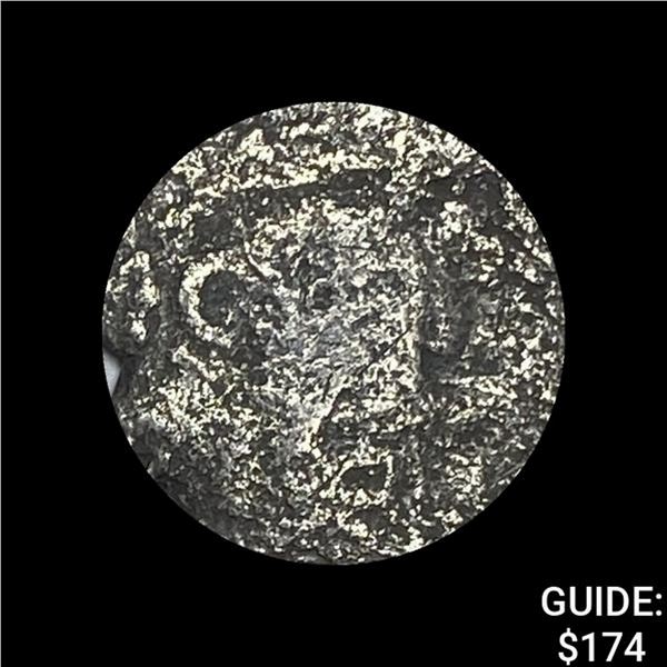 1500s-1600s Spanish Colonial Silver Cob NEARLY UNCIRCULATED