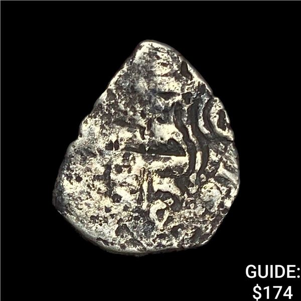 1500s-1600s Spanish Colonial Silver Cob NEARLY UNCIRCULATED