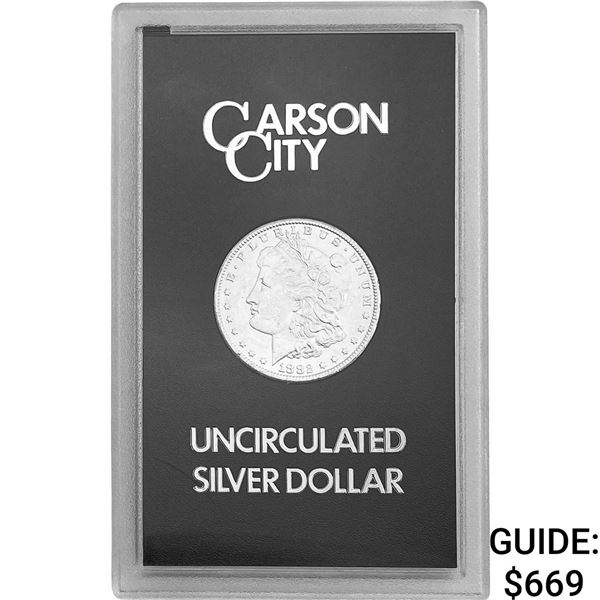 1883-CC Uncirculated Morgan Silver Dollar