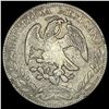 Image 2 : 1880Zs JS Mexico Silver 8 Reales Chopmarked NEARLY UNCIRCULATED