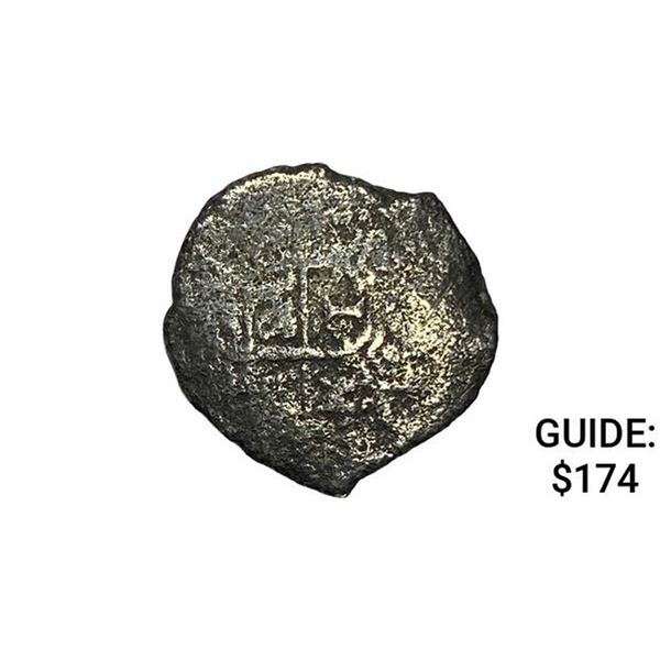 1500s-1600s Spanish Colonial Silver Cob NEARLY UNCIRCULATED