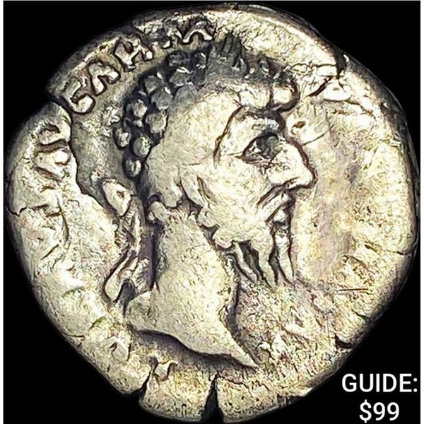 177-192 Roman Commodus Silver Denarius NEARLY UNCIRCULATED