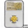 Byzantine Phocas, AD 602-610 Gold Semissis .0685oz NGC MS