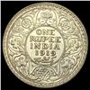 Image 2 : 1919 British India Silver 1 Rupee UNCIRCULATED