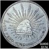 1908Mo GV Mexico Silver Peso CHOICE AU