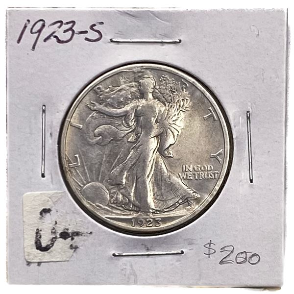 1923-S Walking Liberty Half Dollar
