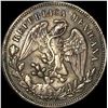 Image 2 : 1908Mo AM Mexico Silver Peso NEARLY UNCIRCULATED