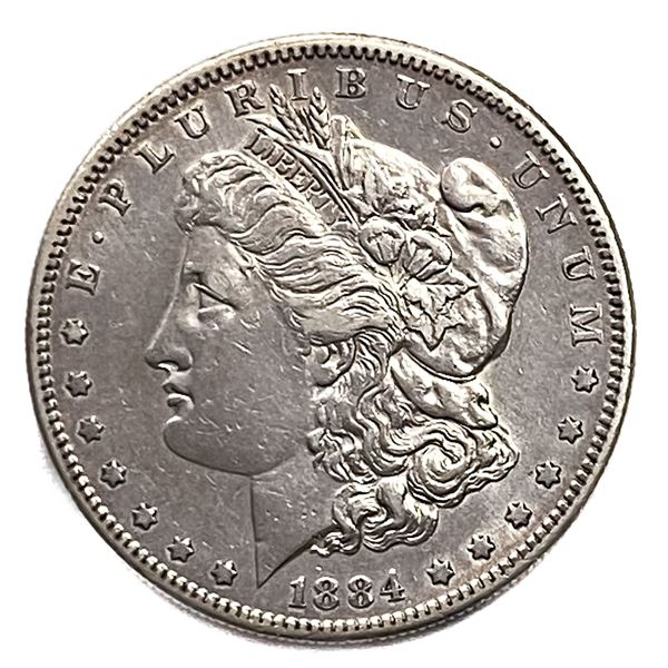 1884-S Morgan Silver Dollar