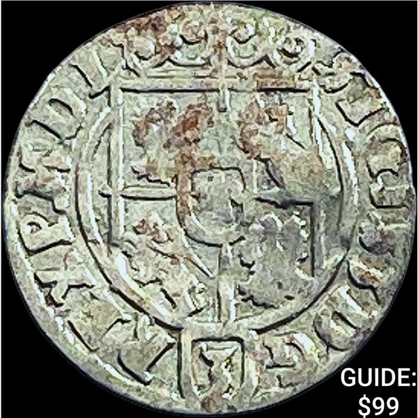 1587-1632 Poland Sigismund III Silver 3 Polker CHOICE AU