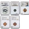 Image 1 : [5 Coins]1971-2019 U.S.& Australian Coin Lot NGC PF69/MS64-69