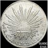 Image 1 : 1890Ca AM Mexico Silver 8 Reales Cap and Rays CHOICE AU