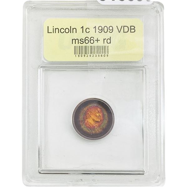 1909 Wheat Cent USCG MS66+ RD