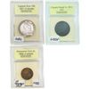 Image 1 : [3 Coins]1812-1866 U.S. 1C, 2C&50C Coin Lot USCG
