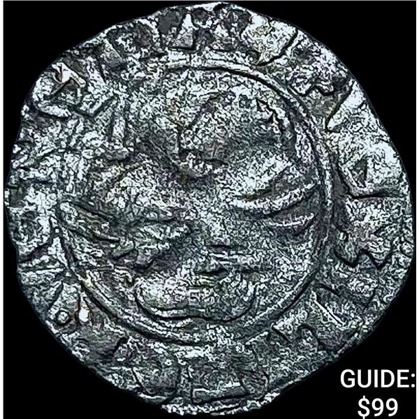 14-15th C. Venice Silver Tornesello NEARLY UNCIRCULATED