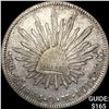 Image 1 : 1854Zs OM Mexico Silver 8 Reales CLOSELY UNCIRCULATED