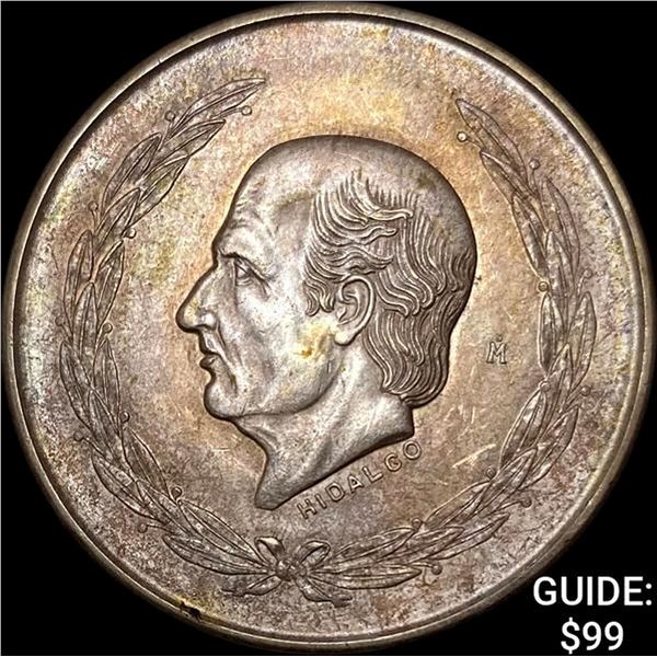 1951-M Mexico Silver 5 Pesos UNCIRCULATED