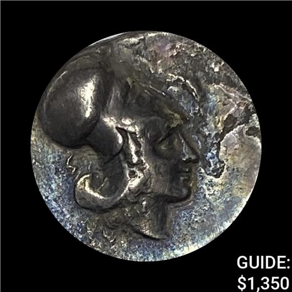 400-375 BC Greek Corinth Silver Stater CLOSELY UNCIRCULATED