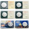 [6 Coins]2000-2004 Silver Eagle LCC