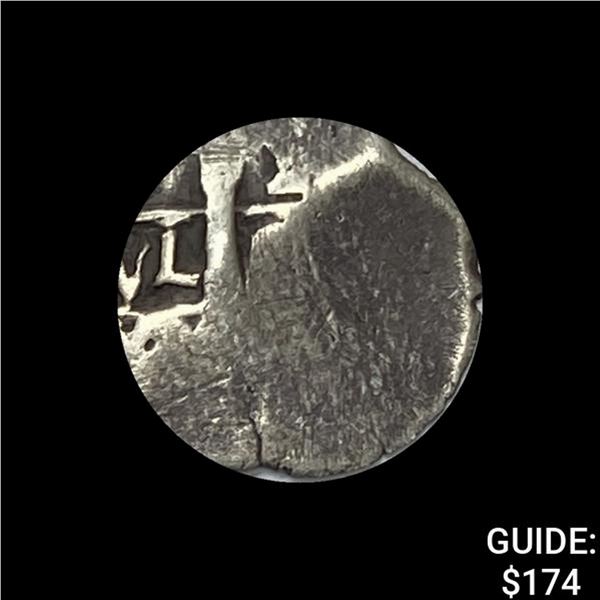 1500s-1600s Spanish Colonial Silver Cob NEARLY UNCIRCULATED