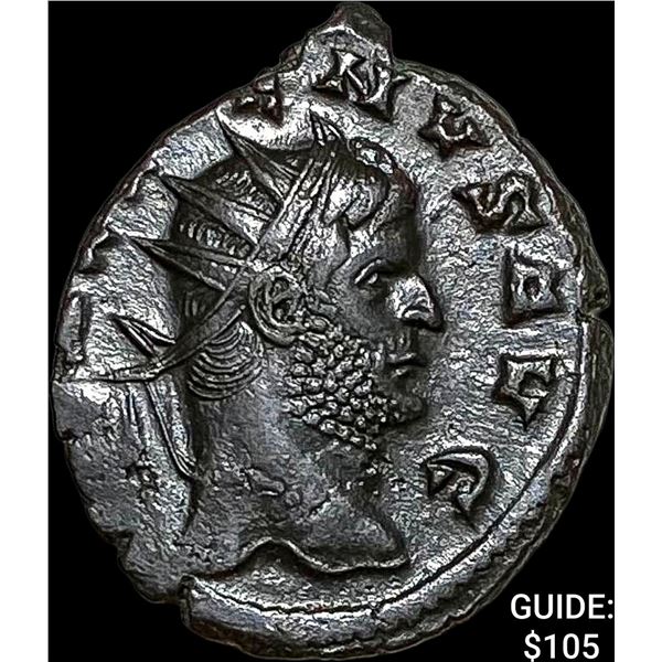 Roman Gallienus, 253-268 AD BI DBL Denarius CHOICE AU