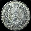Image 2 : 1906-1912 Japan Silver 50 Sen CLOSELY UNCIRCULATED