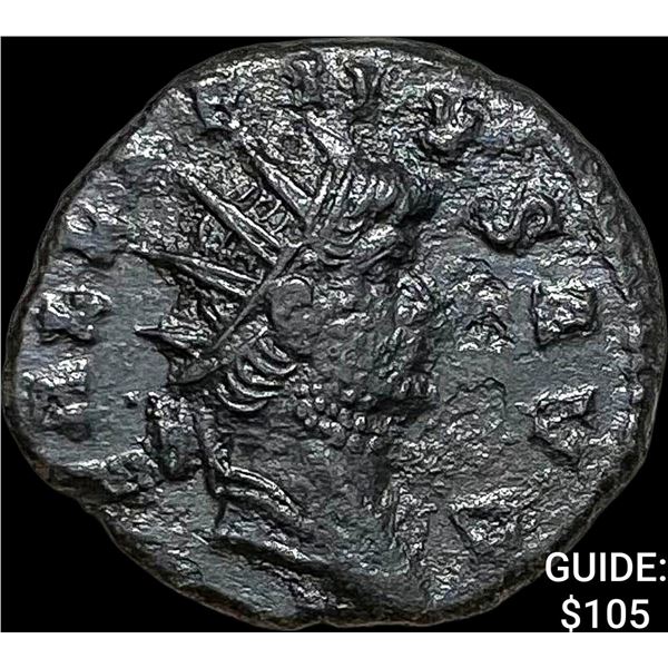 Roman Gallienus, 253-268 AD BI DBL Denarius CHOICE AU