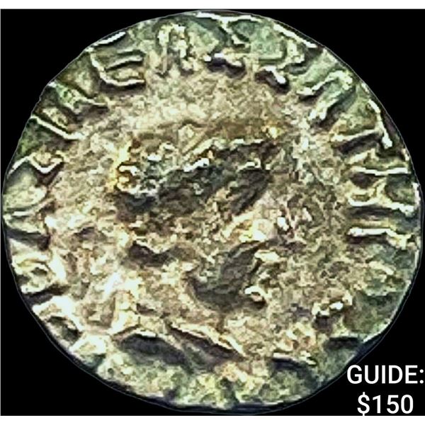 Bactria, Hermaeus c. 70-50 BC Drachm 1.71g NEARLY UNCIRCULATED