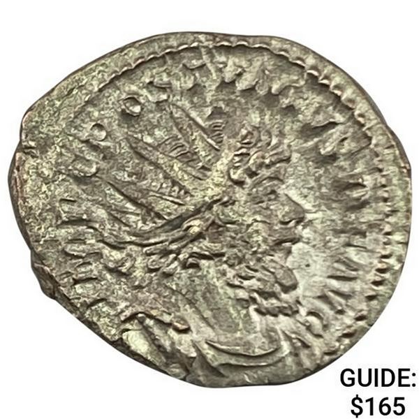 260-269 AD Romano-Gallic BI Double Denarius UNCIRCULATED