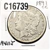 Image 1 : 1891-CC Morgan Silver Dollar