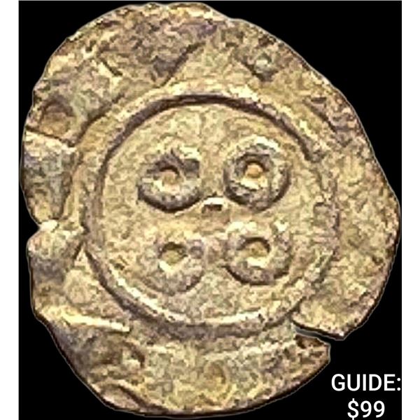 1000s-1200s France Melgueil Silver Obol CLOSELY UNCIRCULATED