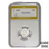 1880 Seated Liberty Dime PGA PR63
