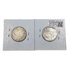 Image 2 : [2 Coins]1892-1909 Barber Quarter